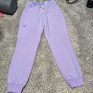 Figs scrubs bottoms extra small- lavender dew color